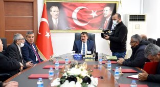 Başkan Gürkan, muhtarları kabul etti