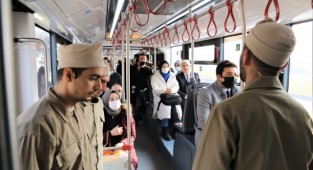 Battalgazi'nin Torunları Trambüste Sarıkamış Şehitlerini Andı