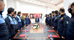 Gürkan, Görevde Yükselme Sınavında Başarılı Olan Personellerle Bir Araya Geldi