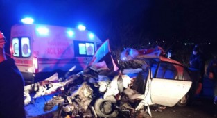 Malatya'da feci kaza: 1 ölü, 4 yaralı