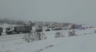 Malatya'da ulaşıma kar engeli