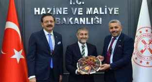 Malatya TSO üyelerinin talepleri Bakan Nebati'ye sunuldu