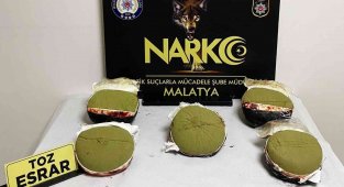 Malatya'da 71 kilo esrar yakalandı