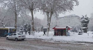 Malatya'da kar etkisini sürdürüyor