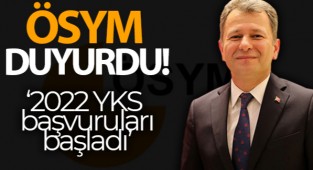 Aygün: '2022 YKS başvuruları başladı'