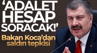 Bakan Koca: “Adalet, canı gerçekten yananlar için hesap soracak”
