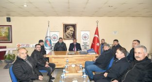 Başkan Gürkan'dan ağaç sanatkarları odasına ziyaret