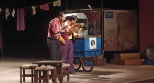 Definaname oyunu Malatyalı tiyatroseverlerle buluştu