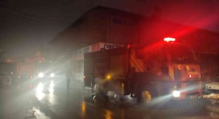 Malatya'da mobilya dükkanında yangın