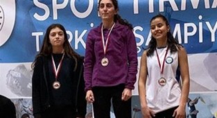 Malatyalı Sporcu Balık, tırmanışta Türkiye Şampiyonu oldu