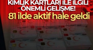 Nüfusmatikler 81 ilde aktif hale geldi