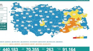 Son 24 saatte korona virüsten 263 kişi hayatını kaybetti