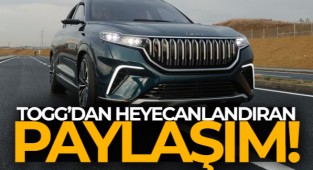 TOGG'dan heyecanlandıran paylaşım