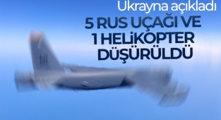 Ukrayna,5 Rus uçağı ve 1 helikopter düşürüldü