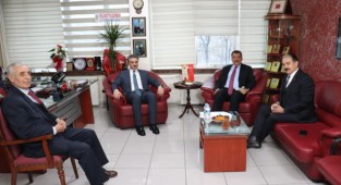 Vali Baruş ve Başkan Gürkan'dan Keskin'e Hayırlı Olsun Ziyareti