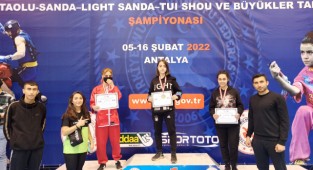 Wushu kungfu Şampiyonasında Malatya Rüzgarı Esti