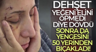 Yengesini 50 yerinden bıçakladı