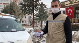 Yeşilyurt Belediyesi'nden 'lütfen kaputa vur' çağrısı