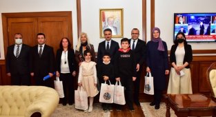 58. Kütüphane Haftası Nedeniyle Vali Baruş'a Ziyaret
