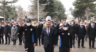 Arapgir'de kar altında 18 Mart coşkusu