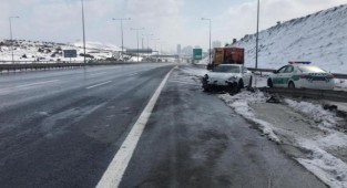 Başkan Gevrek Trafik Kazası Geçirdi