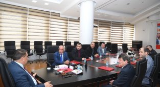 Başkan Gürkan, kahveciler odası yönetimini kabul etti