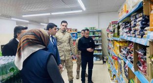 Doğanşehir'de Market Depoları Denetlendi