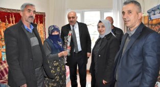Doğanşehir'de şehit aileleri unutulmadı
