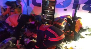 Hekimhan'da Yolcu Otobüsü Kaza Yaptı: 5'i Ağır 22 Yaralı