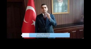 İstiklal marşını işaret dili ile okudular
