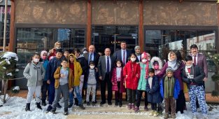 Malatya'da dezavantajlı çocuklar kahvaltıda bir araya geldi