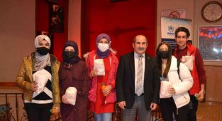'Sosyal Uyum Projesi' kapsamındaki çocukların sinema keyfi