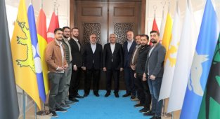 Başkan Güder'e iş adamlarından istişare ziyareti