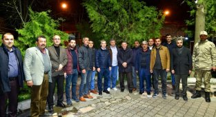 Çınar, Konak sakinleriyle bir araya geldi