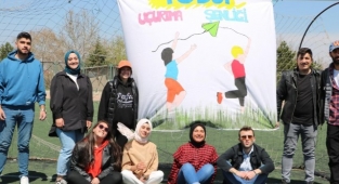 Malatya İnönü Üniversitesinde uçurtma şenliği 