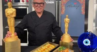 Kaymaklı Kayısı tatlısı Oscar Menüsünde