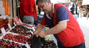 Malatya'da Bayram Şekerleri Tezgahlardaki Yerini Aldı