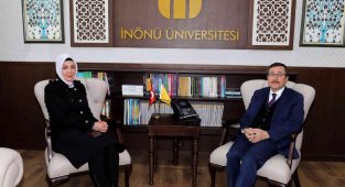 Yeni Atanan İl Müdürü Hatice Özdemir'den Rektör Kızılay ile istişare