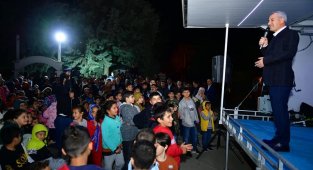 Yeşilyurt'ta çocuklar için ramazan eğlencesi