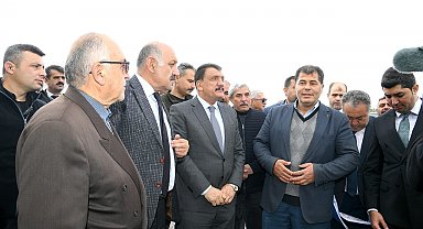 Başkan Gürkan, Sürgü'de incelemelerde bulundu