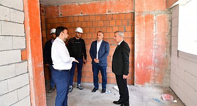 Başkan Mehmet Çınar, Kentsel Dönüşüm Binalarını İnceledi