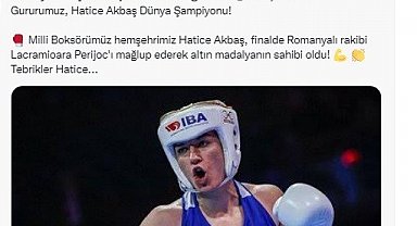 Dünya Şampiyonu Olan Malatyalı Hatice Akbaş'a Tebrik Yağmuru