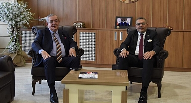 İşadamı Reşat Erdoğan'dan Başkan Sadıkoğlu'na ziyaret