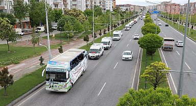Malatya'da Karavan festivali kortej yürüyüşü ile başladı
