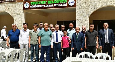 Başkan Çınar, Gündüzbey sosyal tesislerinde mahalle sakinlerini ağırladı