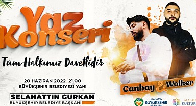 Canbay&Wolker Malatya’da Sahne Alacak