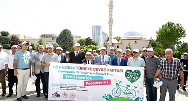 Çevre dostu bir yaşam için pedal çevirdiler