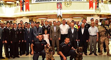 Jandarma sergisinde ''Aşıl'' ve ''Payda" ilgi odağı oldu