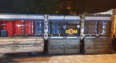 Kaçak akaryakıt polis kontrolünde ele geçirildi