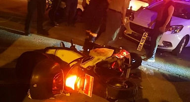 Malatya'da otomobil ile motosiklet çarpıştı: 1 yaralı